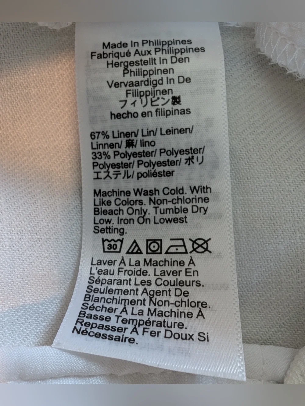 J. Crew Women’s Pintuck Shorts Linen Blend Structured Polished in White Size 2